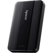 AC237 ポータブルハードディスク 2TB USB3.2(Gen1) 12.2mm超薄型デザイン ジェットブラック AP2TBAC237B-1