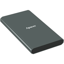 AS723 ポータブルSSD 2TB USB3.2（Gen2） 最大2,000MB/s 超軽量・コンパクトデザイン 高耐久 耐衝撃 チタンブラック AP2TBAS723B-1