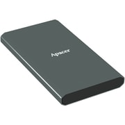 AS723 ポータブルSSD 2TB USB3.2(Gen2) 最大2,000MB/s 超軽量・コンパクトデザイン 高耐久 耐衝撃 チタンブラック AP2TBAS723B-1