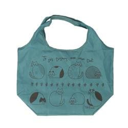 タルティーヌ ヨコ型エコバッグ ブルー tayokoeco