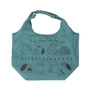 タルティーヌ ヨコ型エコバッグ ブルー tayokoeco