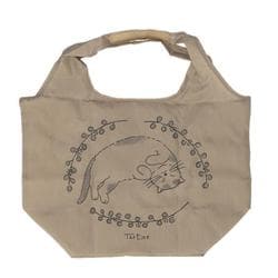 タルティーヌ ヨコ型エコバッグ ブラウン tayokoeco