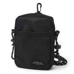 TMSD-012A [ナイロンメッシュ ミニショルダーポーチ フック付 BLACK]