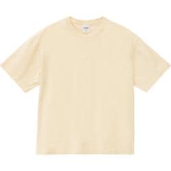 ua1108-01 [6.5オンス ボックスシルエットTシャツ Sサイズ 016.アイボリー]