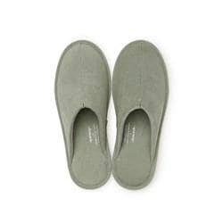 FR0501 Lichen [スリッパ rooms easyWASH×Ultrasuede（R）M 22.5-24.5cm Lichen]