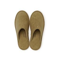 FR0501 Peat [スリッパ rooms easyWASH×Ultrasuede（R）M 22.5-24.5cm Peat]