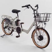 電動アシスト自転車 20インチ 5.8Ah 内装3段変速 ベージュ BM-DFR203 BE