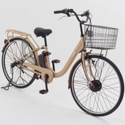 電動アシスト自転車 26インチ 5.8Ah 内装3段変速 サンドベージュ BM-AGR263 SBE