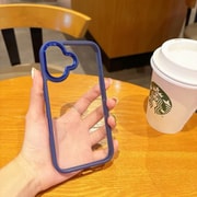 iPhone 16 Plus用 ところどころメタルケース ブルー 1836-16PL-BLUE