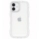 iPhone 16用 クリアなくねくねケース クリア 1818-16-CLEAR
