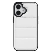 iPhone 16用 ダウンみたいなふかふかケース ホワイト 1830-16-WHITE