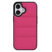 iPhone 16用 ダウンみたいなふかふかケース ピンク 1830-16-PINK