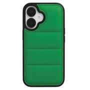 iPhone 16用 ダウンみたいなふかふかケース グリーン 1830-16-GREEN