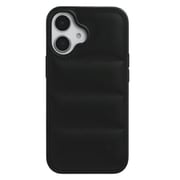 iPhone 16用 ダウンみたいなふかふかケース ブラック 1830-16-BLACK