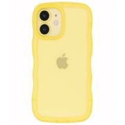 iPhone 16用 クリアなくねくねケース イエロー 1818-16-YELLOW