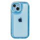 iPhone 16用 角がまぁるいスタンドケース ブルー 1821-16-BLUE