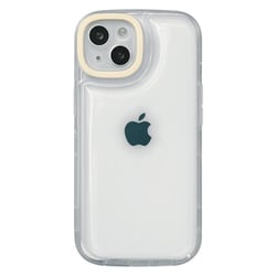 iPhone 16用 角がまぁるいスタンドケース クリア 1821-16-CLEAR