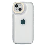 iPhone 16用 角がまぁるいスタンドケース クリア 1821-16-CLEAR