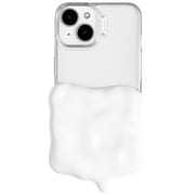iPhone 15/14/13用 溶けたクリームケース ホワイト 1843-151413-WHITE