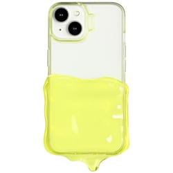 iPhone 15/14/13用 溶けたクリームケース イエロー 1843-151413-YELLOW