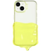 iPhone 15/14/13用 溶けたクリームケース イエロー 1843-151413-YELLOW