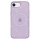 iPhone 16e用 スパンコールクリアケース パープル 1846-16E-PURPLE