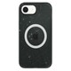 iPhone 16e用 スパンコールクリアケース ブラック 1846-16E-BLACK