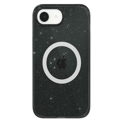 iPhone 16e用 スパンコールクリアケース ブラック 1846-16E-BLACK