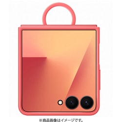 Galaxy Z Flip7 Ring Case （Silicone） Red EF-PF766TREGJP