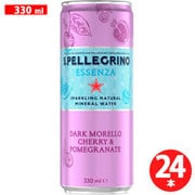 エッセンザ チェリー＆ザクロ 330ml×24本 W2-25C [炭酸飲料水]