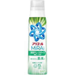 アリエール MiRAi 超濃縮コンパクト洗剤 部屋干し＆スポーツ 本体ボトル 大 460g [洗濯用洗剤]