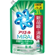 アリエール MiRAi 超濃縮コンパクト洗剤 部屋干し＆スポーツ 詰め替え ウルトラジャンボ 980g [洗濯用洗剤]