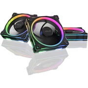 Prime MR120 ARGB Fan Triple Pack ケースファン スタンダード ブラック 3個入 MR120 ARGB FAN BLACK 3IN1