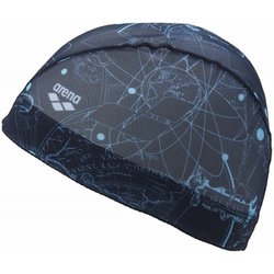 メッシュキャップ スイミング キャップ ブラック/エメラルド（BKEM） Mサイズ AS5FSC51U