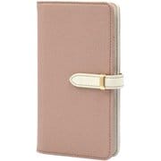 AQUOS wish5 用 ケース 手帳型 ベルテッド スマホケース シンプル スタンド機能 グレイッシュピンク BD-AQWI5-GP