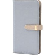 Galaxy A25 用 ケース 手帳型 ベルテッド スマホケース シンプル スタンド機能 アイスグレー BD-GAA25-IG