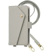 Galaxy A36 5G 用 ケース 手帳型 2Way スマホショルダー スマホケース シンプル くすみカラー ペールグレー 2Way-GAA36-PE