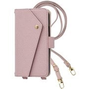 Galaxy A25 用 ケース 手帳型 2Way スマホショルダー スマホケース シンプル くすみカラー グレイッシュピンク 2Way-GAA25-GP