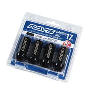 17HEX レーシングナット 非貫通タイプ L48 4PC M12X1.25 BK 74130000011BK