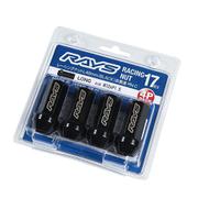 17HEX レーシングナット 非貫通タイプ L48 4PC M12X1.5 BK 74130000010BK