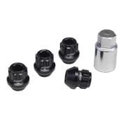 17HEX レーシングロックセット M12x1.25 BK(ブラック) 25mm(ショートタイプ) 74130000255BK