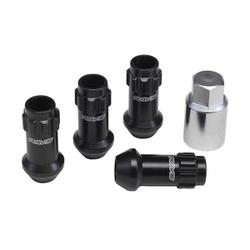 17HEX レーシングロックセット M12x1.5 BK(ブラック) 48mm(ロングタイプ) 74130000250BK