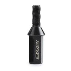 17HEXレーシングボルトセット L48ロングタイプ 首下長28mm M14X1.25 ブラックメッキ 4本パック 74130000305BK