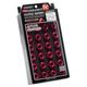 ジュラルミンロック&ナットセット L37 6H用 M12x1.25 レッドアルマイト 19HEX 24個セット 740200001208RD