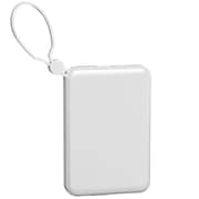 ケーブル一体型モバイルバッテリー 10000mAh PD20W ホワイト HD4-MBTC10W2CPD20WH