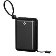 ケーブル一体型モバイルバッテリー 20000mAh PD20W ブラック HD4-MBTC20W2CPD20BK