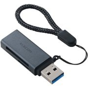 USB-A カードリーダー 2in1 SD/microSD 高速転送 USB3.2 Gen1 ブラック MR3-D20BK