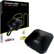 ポータブルSSD P30 2TB USB Type C USB 4.0(40Gbps) Read:4000MB/s Write:3600MB/s 3年保証 ブラック ad2TBP30B4K