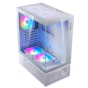 コンパクト ミドルタワー ピラーレス ATX対応 PCケース ホワイト INVADERXMINIMT-WHCWW