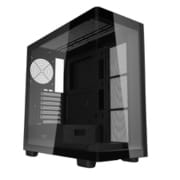 湾曲一体ガラスピラーレス ATX対応 PCケース ブラック DS900GBLACK+TYPE-C